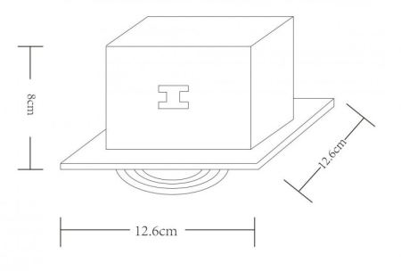 Встраиваемый светильник ARTE Lamp A5941PL-1WH