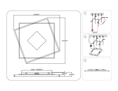 Накладной светильник Ambrella Light FL4791