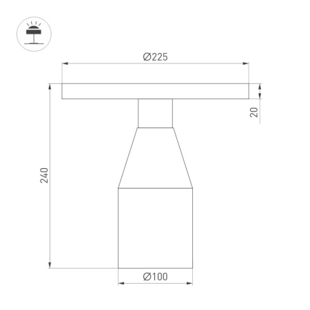 Настольная лампа Arlight 061732