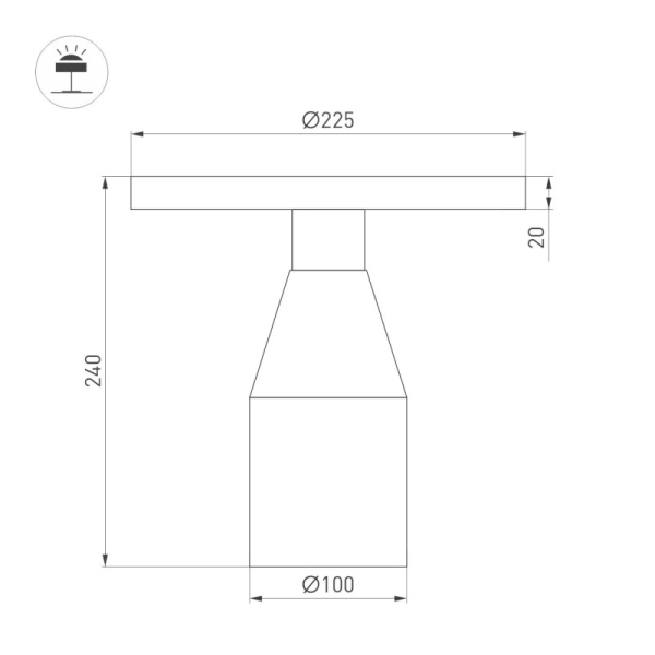 Настольная лампа Arlight 061770