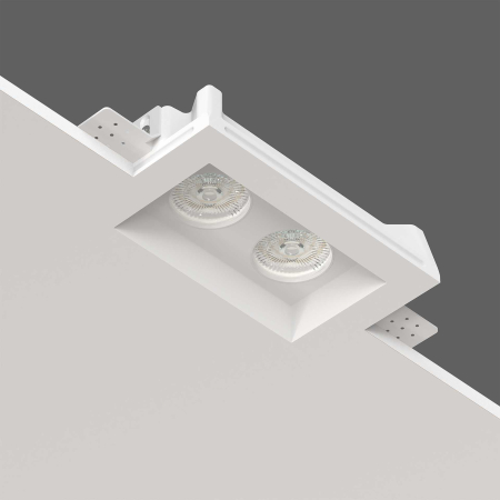 MAIA DUO FLAT Встраиваемый потолочный гипсовый светильник