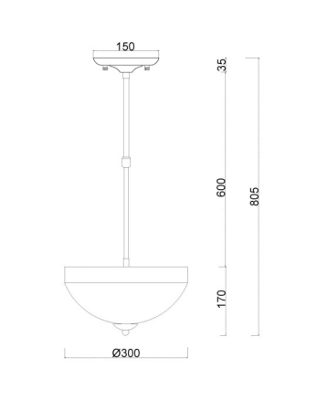 Люстра на штанге MyFar MR1525-3C