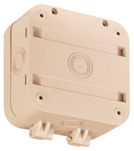 Коробка распределительная133х120х60 двухкомпонентн. для видеокамер HF IP68 беж. Ruvinil 67080БЖ