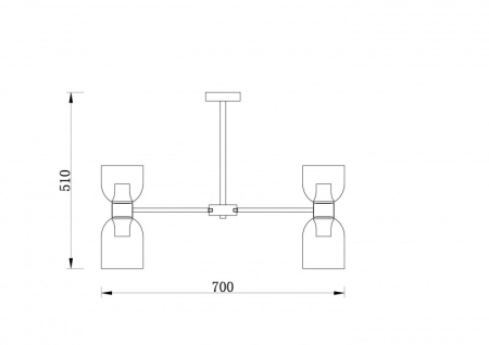Люстра на штанге Freya FR5203PL-10BS