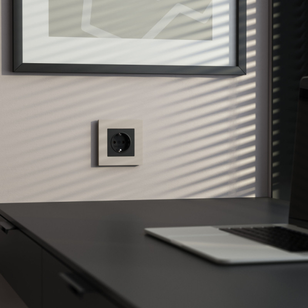 Рамка Werkel W0012917 дымчатый софт