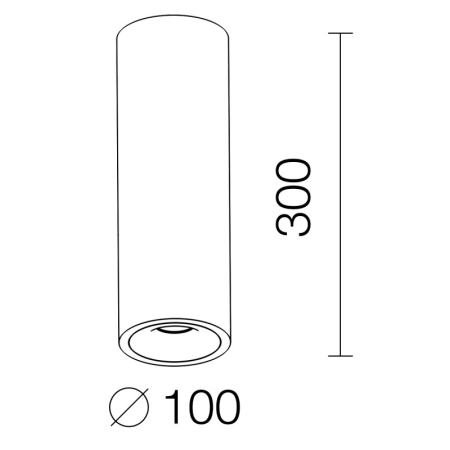 Накладной светильник LeDron MJ1027GB300mm