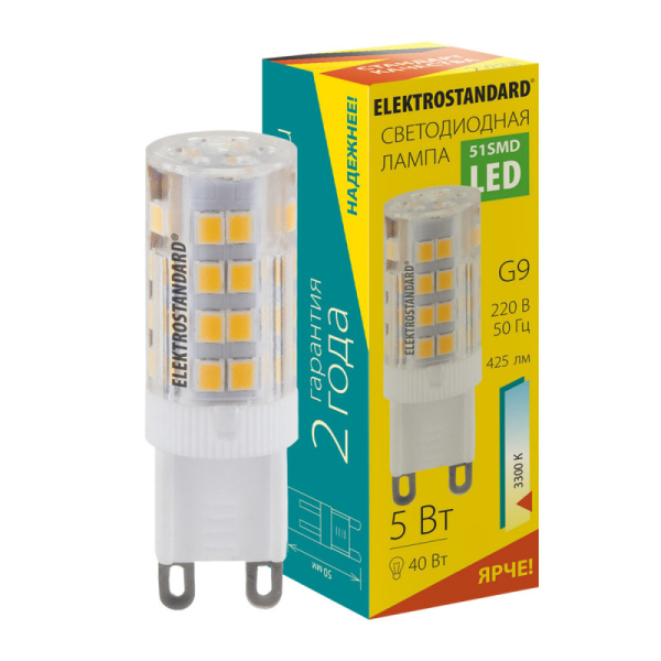 Светодиодная лампа Elektrostandard G9 LED 5W 220V 4200K