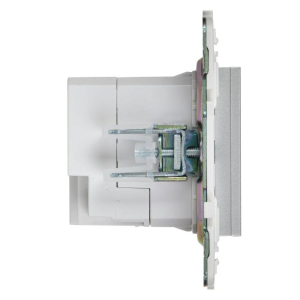 Розетка USB A+C 3.1А SKANDY SK-R14S серебр. IEK SK-U22-D31-K23