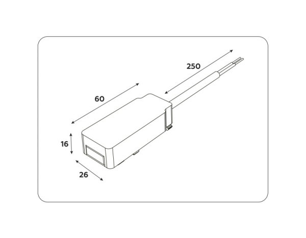 Подвод питания Ambrella Light GV1262