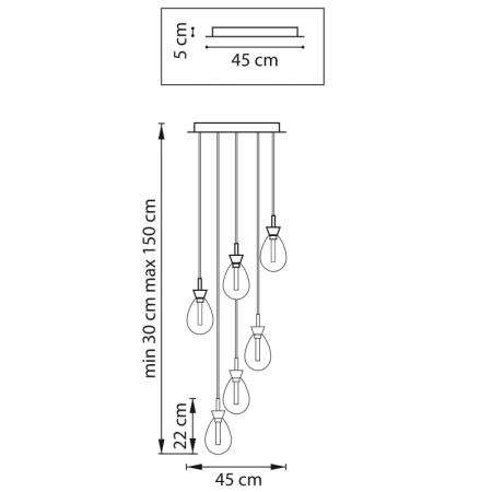 Каскадная люстра Lightstar 805169