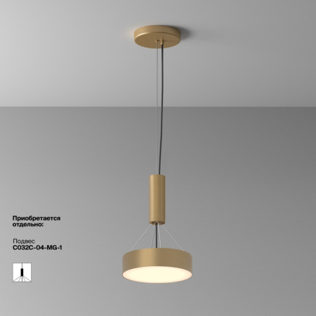 Накладной светильник Maytoni Technical C032CL-24W3K-RD-MG