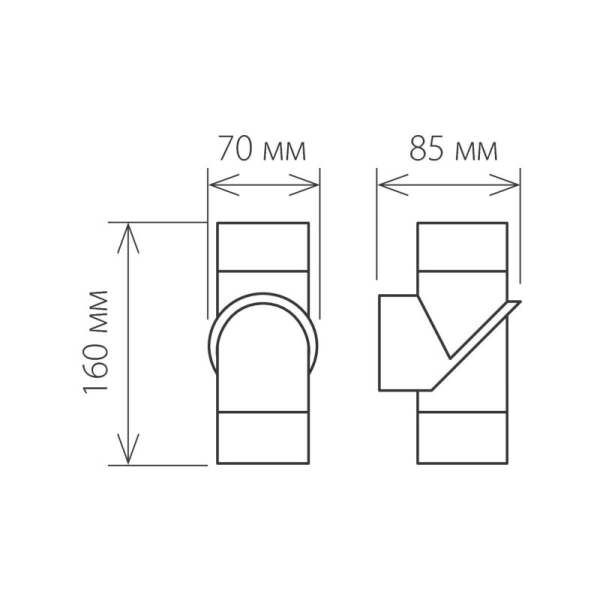 Светильник настенный Elektrostandard 1553 TECHNO LED VORTEX