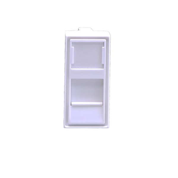 Панель лицевая 1 порта 45х225 Keystone шторка (DIY) SUPRLAN 10-0319-1