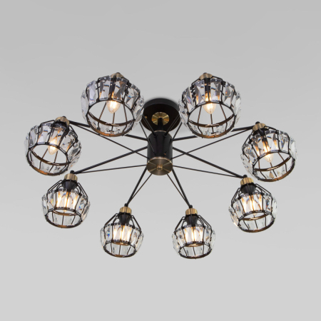 Люстра на штанге Eurosvet 70075/8 черный