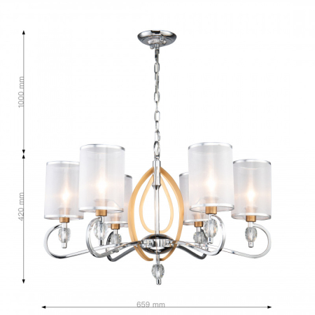 Подвесная люстра Favourite 2705-6P