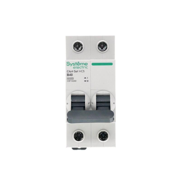 Выключатель автоматический модульный 2п B 40А 4.5кА City9 Set 230В SE C9F14240