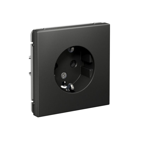 Розетка ArtGallery 16А с заземл. механизм базальт SE GAL001443