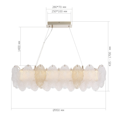 Подвесная люстра ST-Luce SL6135.233.01