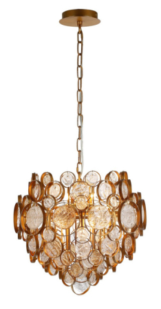 Подвесная люстра Crystal Lux DESEO SP6 D460 GOLD