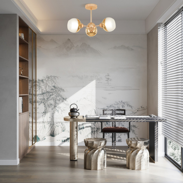 Люстра на штанге Arte Milano 327007/3 GD