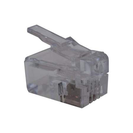 Коннектор 4P4C (RJ-11) (уп.100шт) SUPRLAN 10-0229