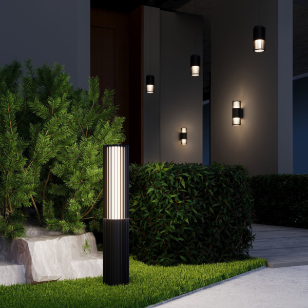 Садово-парковый светильник Elektrostandard Entero (35189/F) черный