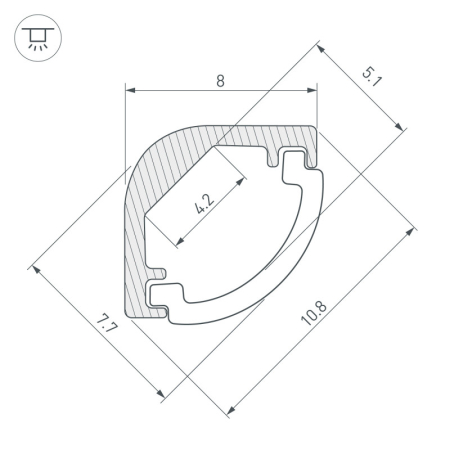 Профиль Arlight 036323