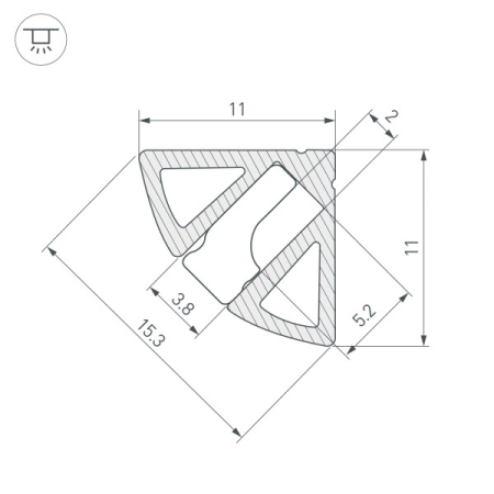 Профиль Arlight 038197