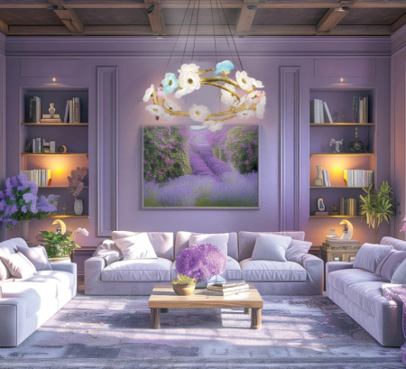 Подвесная люстра Fluorite FL1099-24P