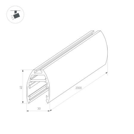 Шинопровод Arlight 034228