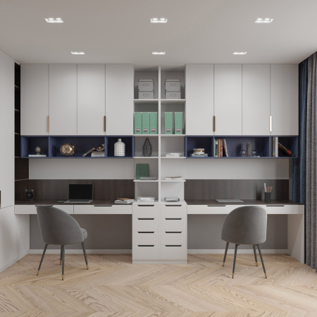 MAIA DUO FLAT Встраиваемый потолочный гипсовый светильник