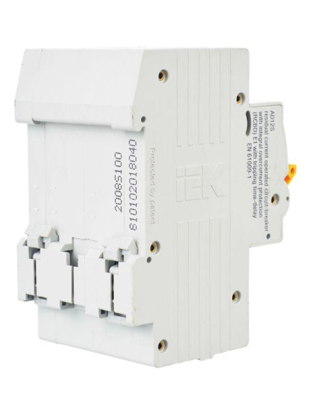 Выключатель автоматический дифференциального тока селективный 2п 40А 100мА тип AC АД12S KARAT IEK MAD13-2-040-C-100