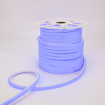 Гибкий неон 16х16мм форма D 144 LED/м СИНИЙ 230В бухта 50м (c комплектом подключения) NEON-NIGHT