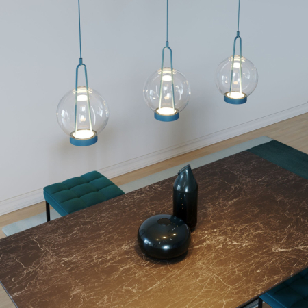 Подвесной светильник Eurosvet 50267/1 LED синий