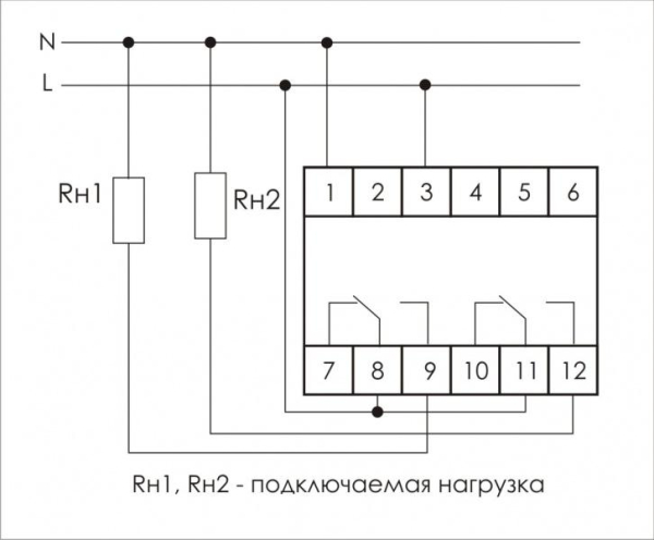 Реле времени PCR-515 2х8А 230В 2перекл. IP20 задержка включ. монтаж на DIN-рейке F&F EA02.001.006