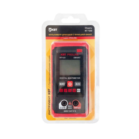 Мультиметр цифровой SMART KT 123 PROLINE КВТ 88550