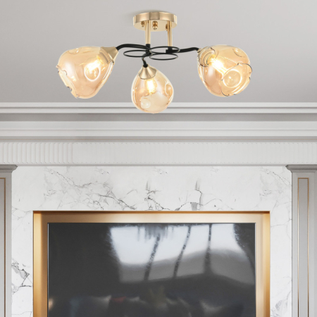 Накладная люстра Arte Milano 324106/3 FG+BK