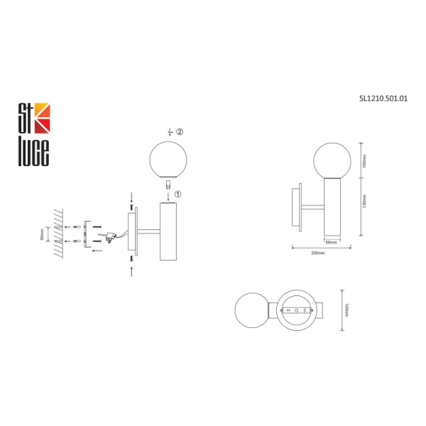 Бра ST-Luce SL1210.501.01