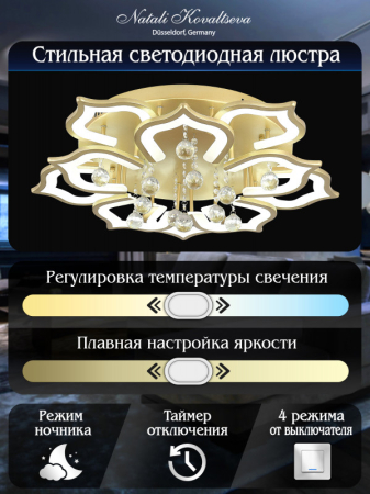 Накладная люстра Natali Kovaltseva INNOVATION STYLE 83053