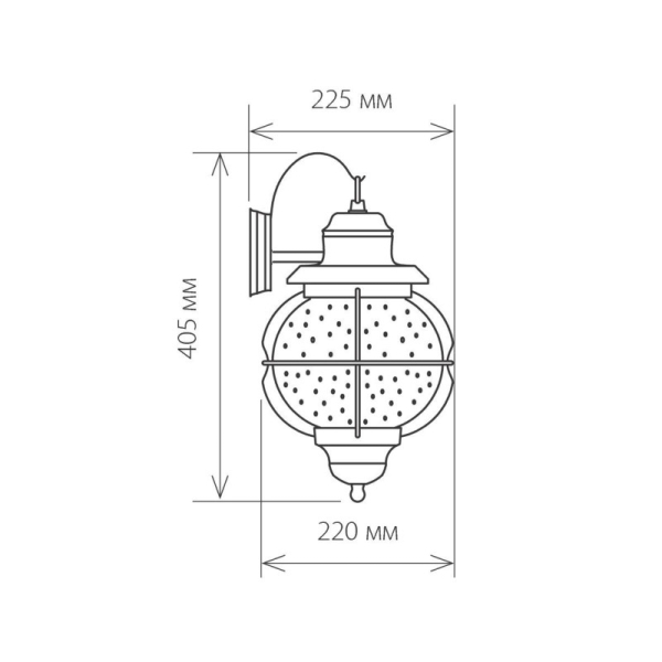 Светильник настенный Elektrostandard Regul D черная медь (арт. GLXT-1475D)