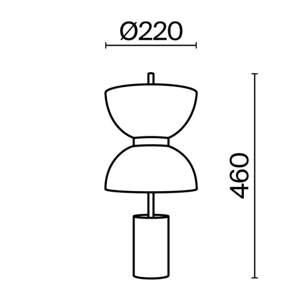 Настольная лампа Maytoni MOD178TL-L11GR3K
