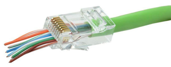 Разъем RJ45 UTP для кабеля кат.5E FPS ITK CS3-1C5EU-FPS
