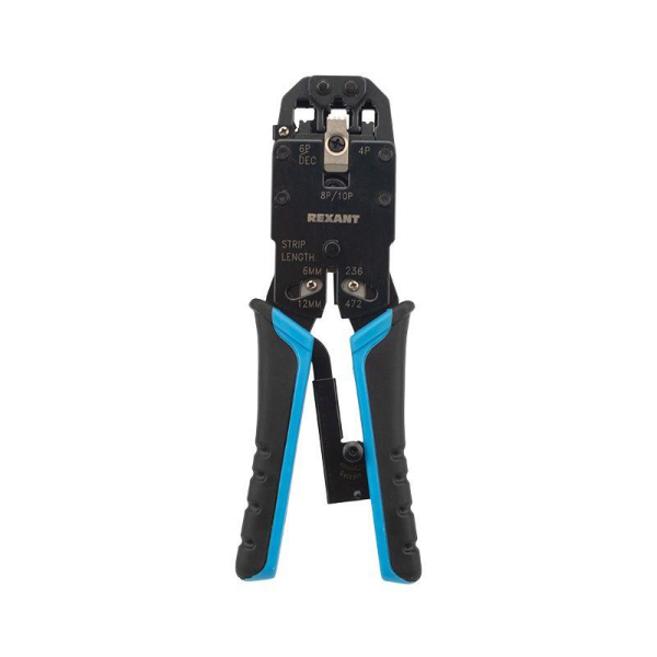 Кримпер HT-200R ТАЙВАНЬ для обжима 10P10C, 8P8C, 6P6C, 4P4C REXANT