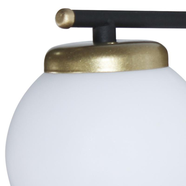 Светильник "Злата" 141 (плафон 8728) НСБ 01-4х25-101 G9 [ИМ] потолочн. черн.зол. Элетех 1005405280