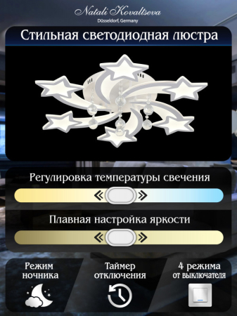 Накладная люстра Natali Kovaltseva LED LAMPS 81239