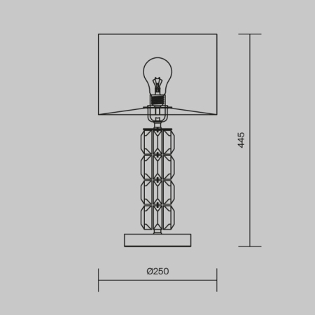 Настольная лампа Maytoni DIA008TL-01CH