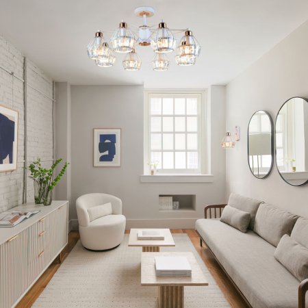 Люстра на штанге Eurosvet 70075/8 белый