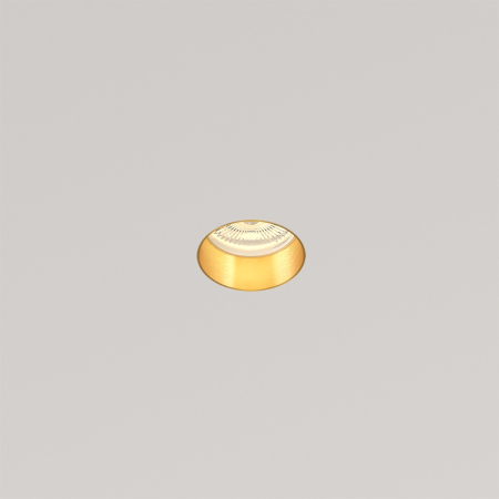 QUASAR 55 FLAT BRASS Встраиваемый потолочный гипсовый светильник