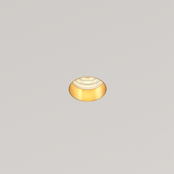 QUASAR 55 FLAT BRASS Встраиваемый потолочный гипсовый светильник