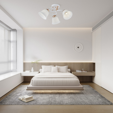 Накладная люстра Arte Milano 325395/3A WH+FG